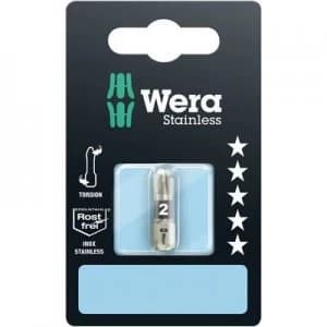 Wera 3855/1 TS SB SiS Philips bit PZ 1 Stainless steel D 6.3