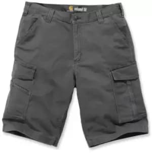 Carhartt Rugged Flex Rigby Cargo Shorts, black, Size 28, black, Size 28