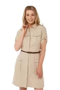 Insect-Repellent 'NosiLife Savannah' Belted Dress