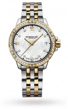 Raymond Weil Womens Tango Two-Tone Steel Bracelet Watch