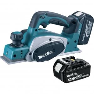 Makita DKP180 18v Cordless LXT Planer 2 x 4ah Li ion Charger Case