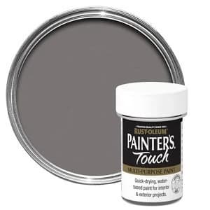 Rust-Oleum Painter's touch Dark grey Gloss Multi-surface Paint 20ml