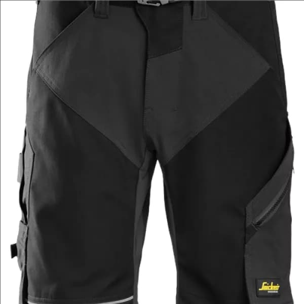 Snickers FlexiWork Work Shorts+ - Black - 44