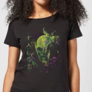 Captain Marvel Talos Womens T-Shirt - Black