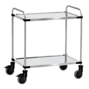 Three Tier Modular Stainless Steel Trolley - Shelf Size 1000 x 500mm
