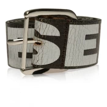 Diesel Large Logo Leather Belt Mens - Black H1532
