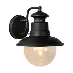 Lucide FIGO - Wall Lantern Light Outdoor - 1xE27 - IP44 - Black