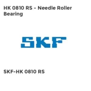 HK 0810 RS - Needle Roller Bearing