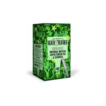 Heath & Heather Organic Super Green Tea Matcha & Seaweed - 20 Bags - 87742