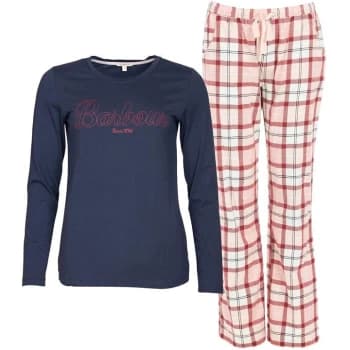 Barbour Phoebe PJ Set - Red/Pink Tartan