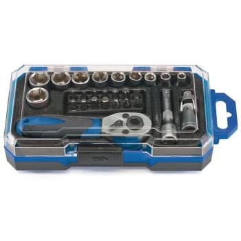 04778 1/4' Square Drive Socket Set (27 Piece) - Draper