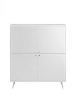 Julian Bowen Moritz 4 Door Cabinet - White