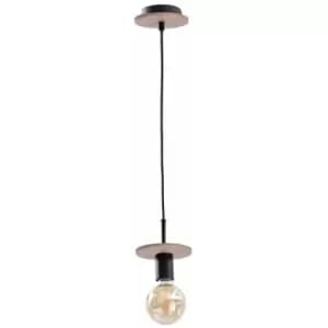 Keter Saturn Slim Pendant Ceiling Light Natural, Black, 12cm, 1x E27