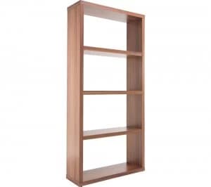 Aphason Maine Wide Bookcase - Walnut