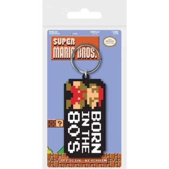 Super Mario Bros. - Born In The 80's Keychain