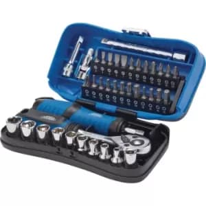 Draper Expert 39 Piece 1/4" Drive Socket and Screwdriver Bit Set 1/4"