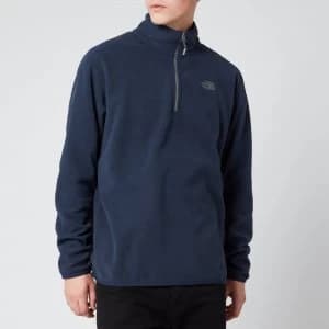 The North Face Mens 100 Glacier 1/4 Zip Fleece - Urban Navy - XXL