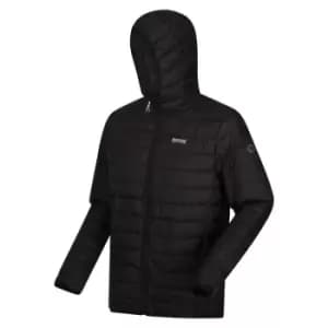 Regatta Hooded Hillpack Quilted Jacket - Black