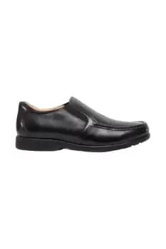 Leather XXX Extra Wide Twin Gusset Casual Shoe