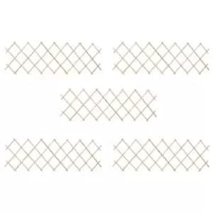 Vidaxl Trellis Fences 5 Pcs Firwood 180X60 Cm