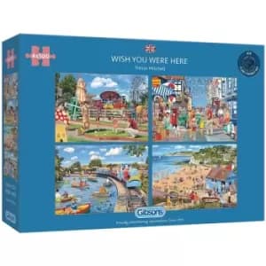 Wish You Were Here Jigsaw Puzzle - 4x 500 Pieces