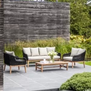 Garden Trading Luccombe Sofa Set Black