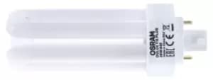 Osram GX24q DULUX Triple Tube Shape CFL Bulb, 26 W, 4000K, Cool White Colour Tone