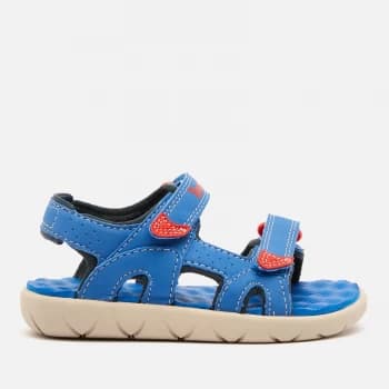 Timberland Toddlers Perkins Row 2-Strap Sandals - Bright Blue - UK 10 Kids
