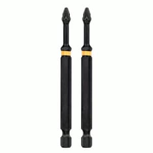 DEWALT Extreme Impact Torsion Pozi Screwdriver Bit PZ2 85mm Pack of 2