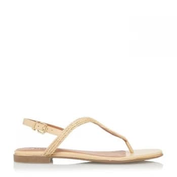 Dune Natural 'Longley' Ankle Strap Sandals - 3