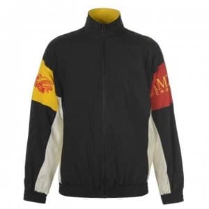 PERRY ELLIS Embroidered Arm Logo Jacket - Black D017WAE