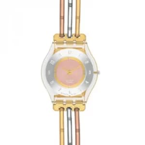 Ladies Swatch Skins Tri-Gold Small Watch