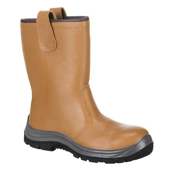 Portwest Steelite S1P CI HRO Safety Rigger Boots FW12TAR43 Colour: Tan