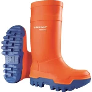 Purofort Thermo+ Orange Wellington Boots Size 11 (46)