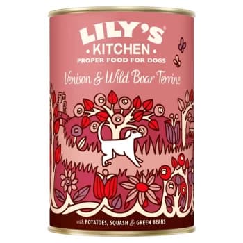 Lily's Kitchen Venison and Wild Boar Terrine Dog Food 400g