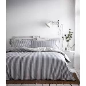 The Linen Yard Hebden Duvet Cover Set (Double) (Blue/Grey/Natural)