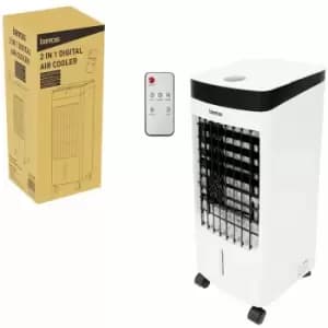 Digital Air Coolers with Remote Control / 4L and 12L / Portable and Timer Function/Cooler, Fan, Humidifier, Ioniser Functions (2 in 1) - Benross