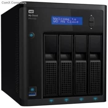 Western Digital WD 24TB My Cloud Pro PR4100 NAS Drive WDBNFA0240KBK-EESN