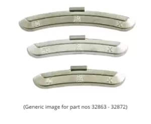 Wheel Weights for Steel Wheels 10gram Box of 100 Connect 32864