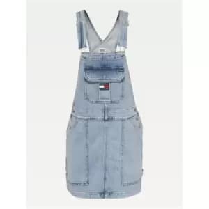 Tommy Jeans Cargo Dungaree Dress - Blue
