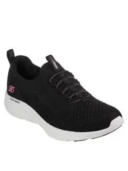 Skechers D'lux Comfort Trainers, Black, Size 3, Women