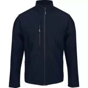 Regatta Recycled Printable Softshell Navy Blue Jackets (3XL)