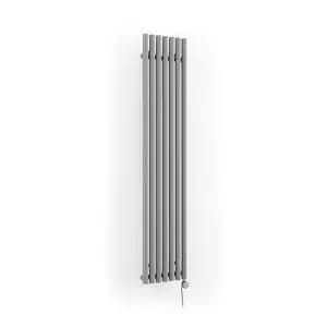Terma Rolo Room Vertical Electric Designer Radiator, Salt N Pepper (W)370mm (H)1800mm
