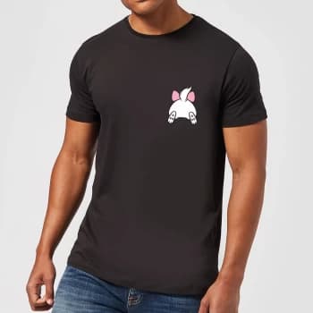 Disney Marie Backside Mens T-Shirt - Black - 3XL - Black