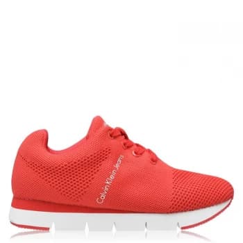 Calvin Klein Jeans Tada Trainers Ladies - Tomato