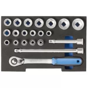 Gedore Socket set 1/2" in 1/2 L-BOXX 136 module