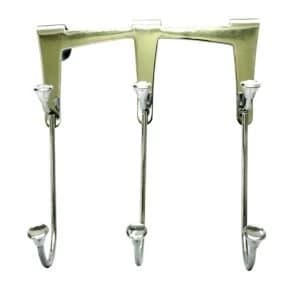 BQ Silver Chrome effect Hook rail H230mm W115mm L205mm