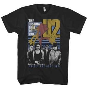U2 - Bullet The Blue Sky Mens Large T-Shirt - Black