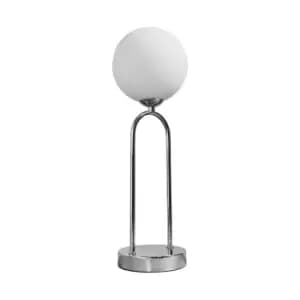 Beauworth Brushed Chrome Table Lamp