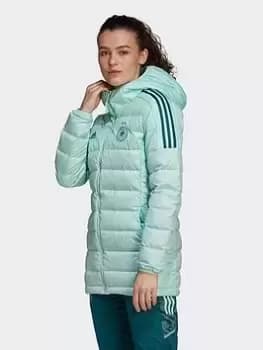 adidas Germany Winter Jacket, Light Green Size M Women